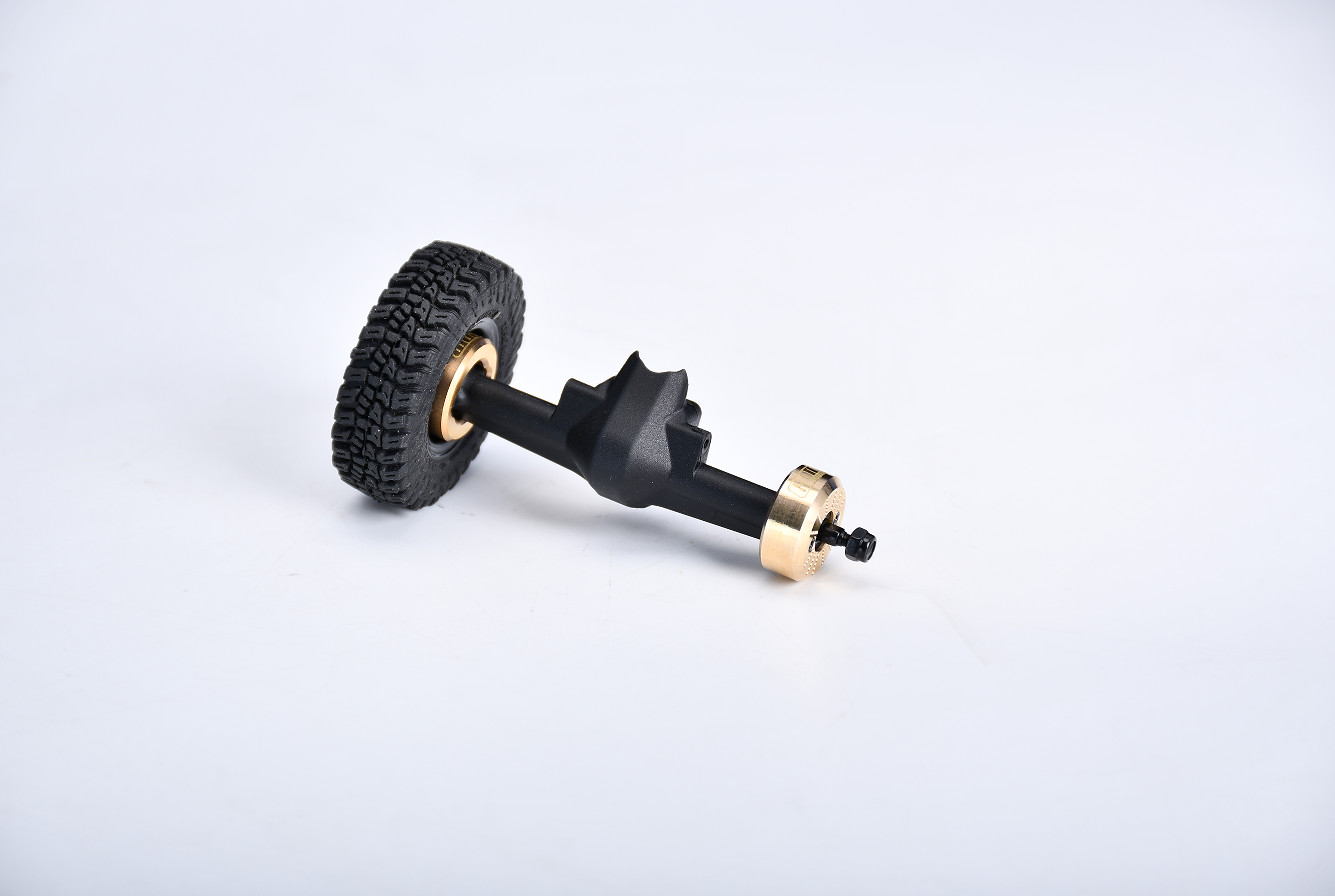 Brass Rear Axle Hub for AXIAL 1/30 SCx30 4X4 RTR Brushed Rock Crawler RC Upgrade