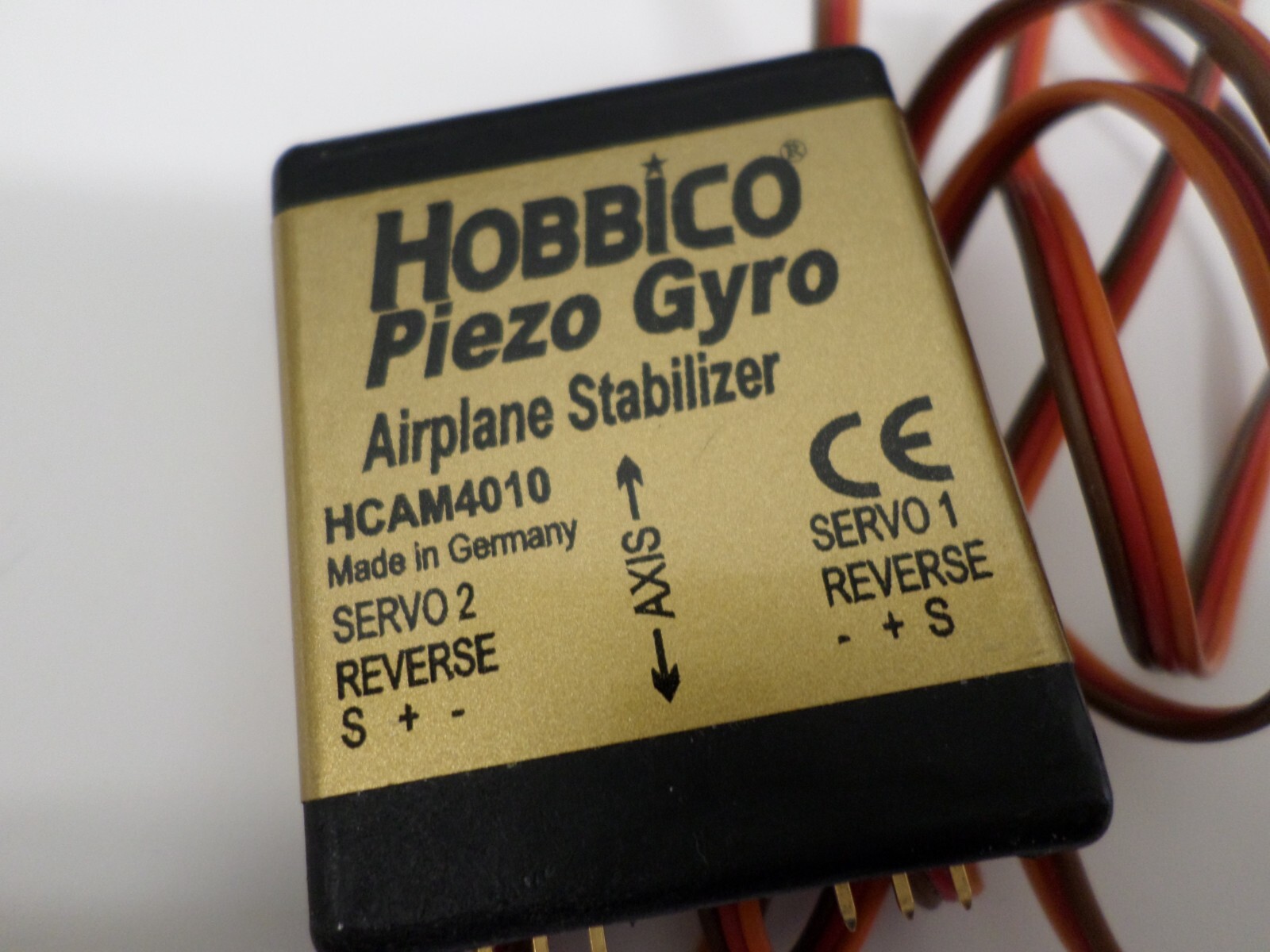 HOBBICO Piezo Gyro HCAM4010 Airplane Stabilizer Servo 2 Made in Germany
