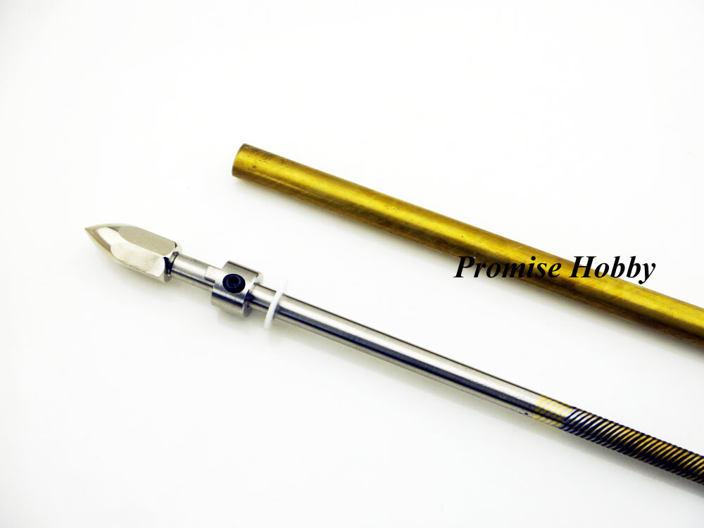 95mm Alloy CNC Adjustable Stinger Drive 1/4″ Flex Shaft Cable for RC Model Boat