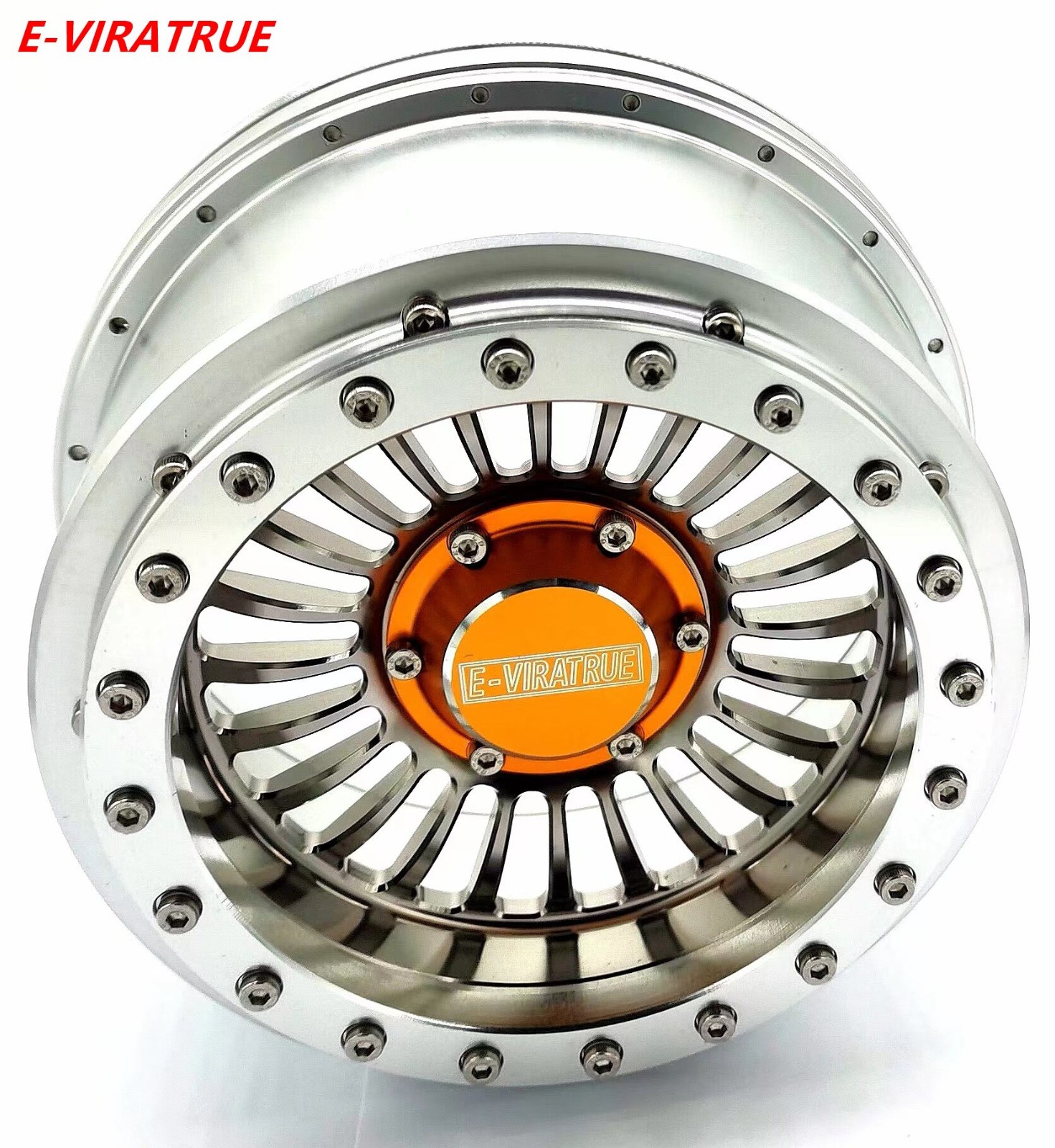 E-VIRATRUE Alu Wheel For TRAXXAS XRT/XMAXX&Losi DBXL/ARRMA Outcast/Kraton 1pcs