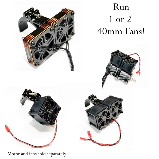 RCP Xtreme Cool Fan Mount Bracket Fits 40-42mm, 45-49mm, or 56mm Diameter Motors