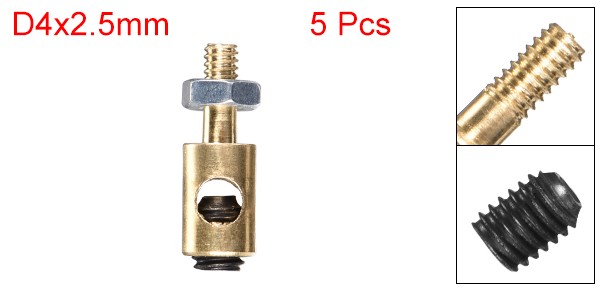 5pcs Linkage Stoppers Connecting Servo Arm Push Rod for RC Airplane