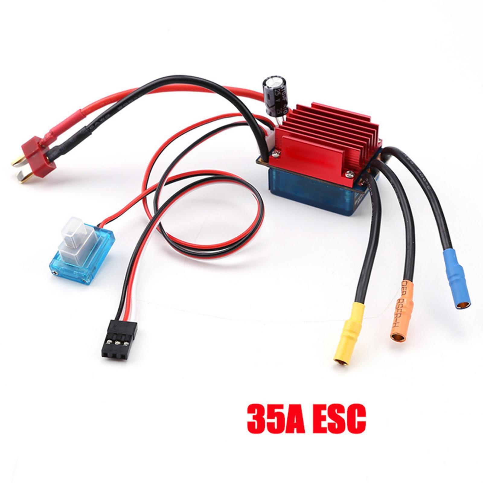 35A 1/16 1/18 RC Car Sensorless Brushless Motor ESC Waterproof Speed Controller