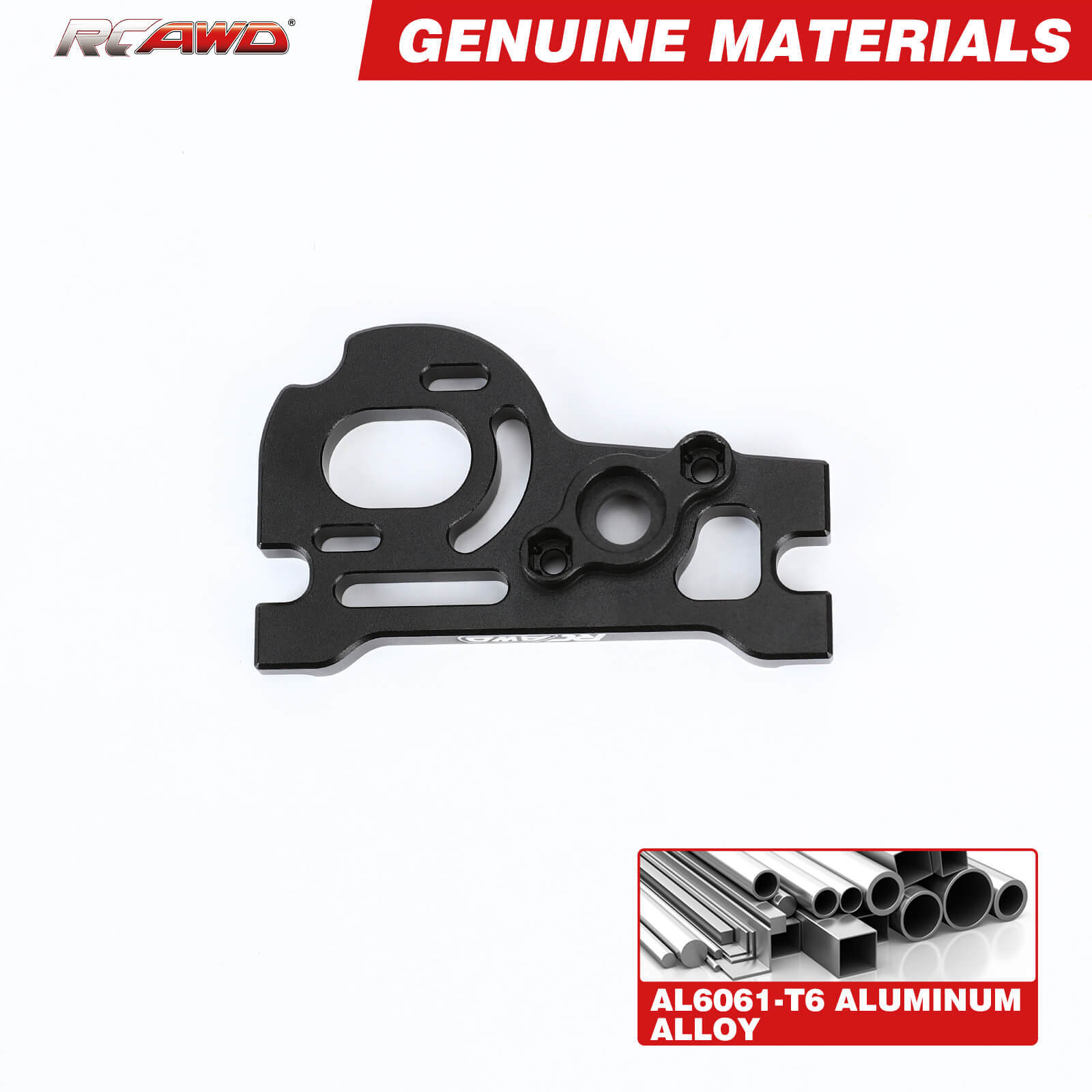 RCAWD 6061 Alum Motor Mount and Posts AXI232078 for Axial 1/10 SCX10 PRO Series