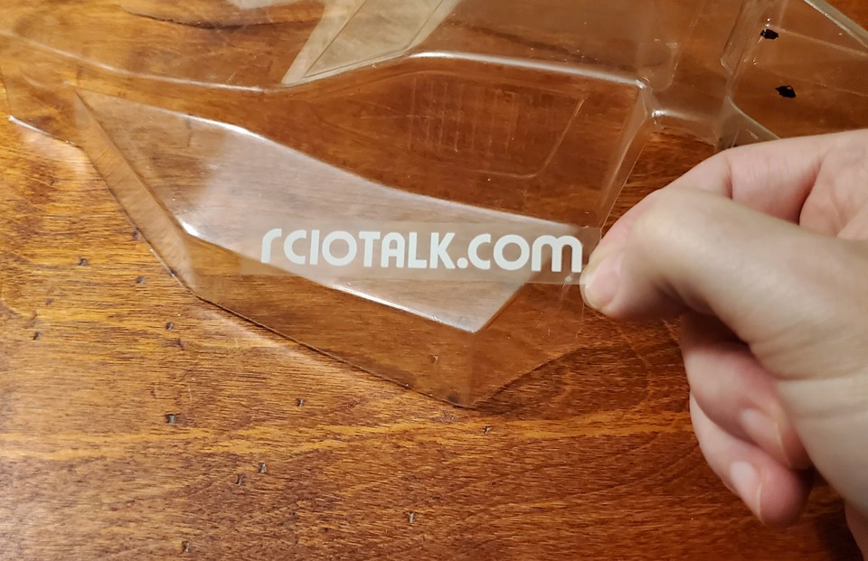 RC10TALK RetroSport White decals – Associated – Losi – Tamiya – Kyosho – Yokomo