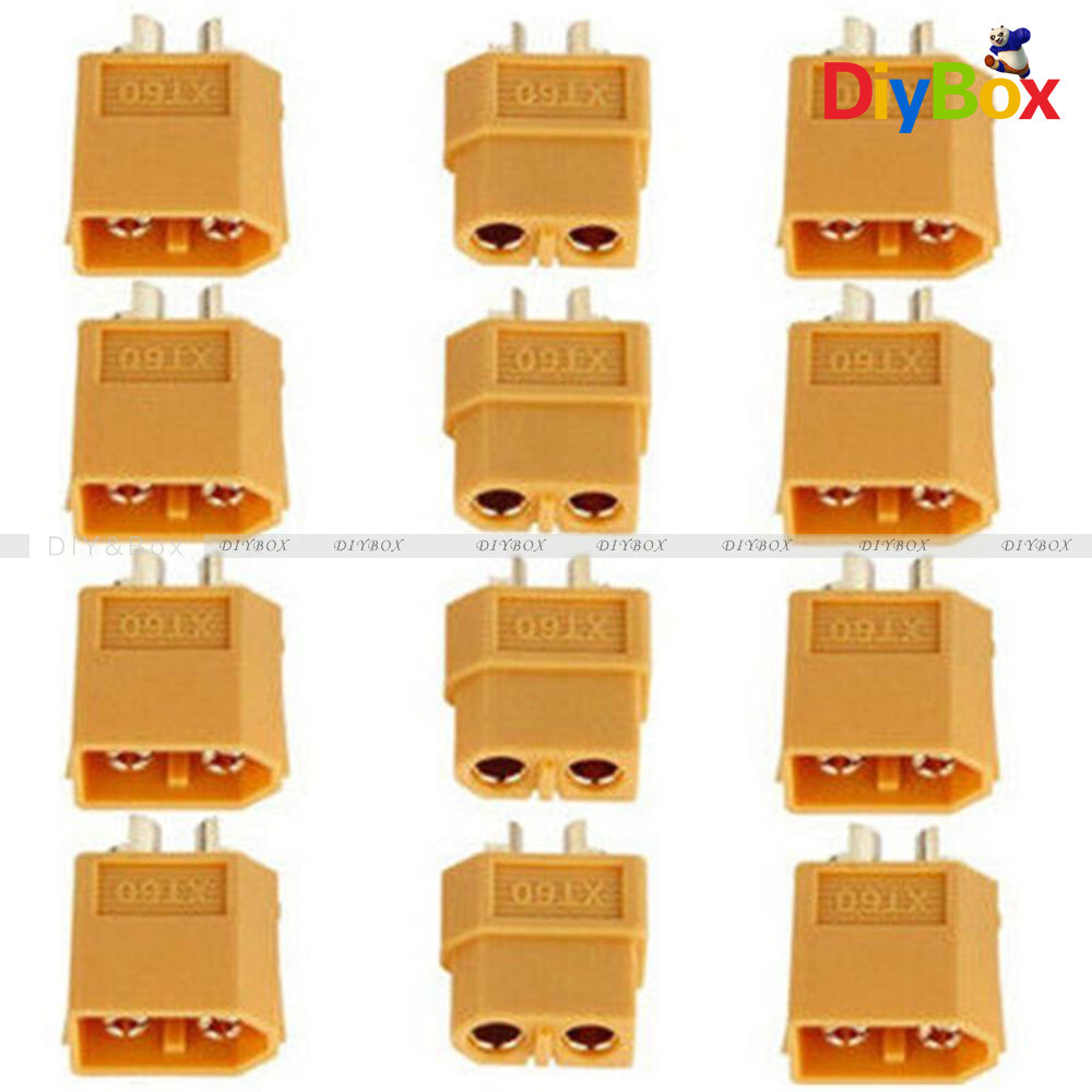 Lots 20Pcs 10 Pairs XT60 Male+Female Bullet Connectors Plugs for RC Lipo Battery