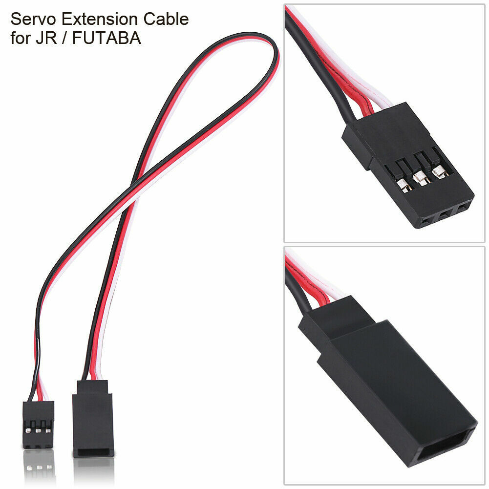 X5 RC Servo Extension Cord Cable Wire 3 PIN MALE FE 40″ Plane Helicopter Boat