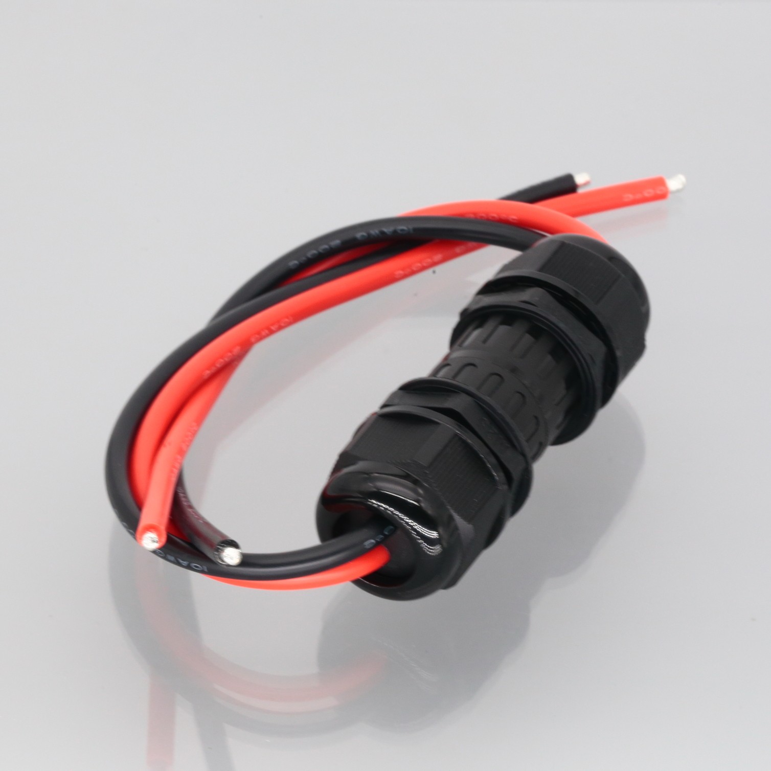 DIY EC5 Male to Female M25 Threaded IP68 Waterproof Connector 10awg 1+1FT Wire