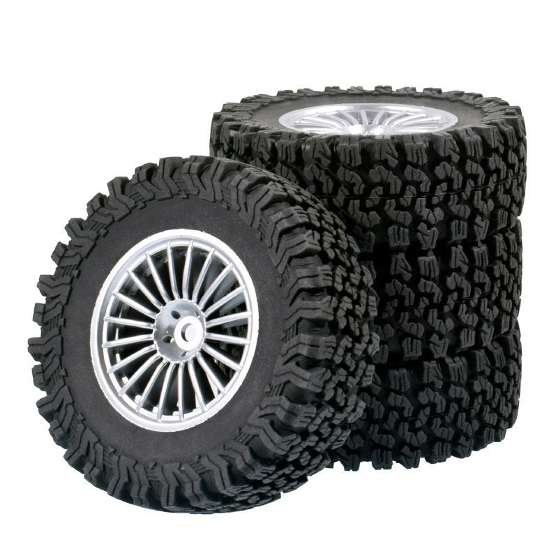 1.9 Rubber Tire Wheel Tyres for 1/10 RC Crawler Car Traxxas TRX4 LC70 D90 Axial