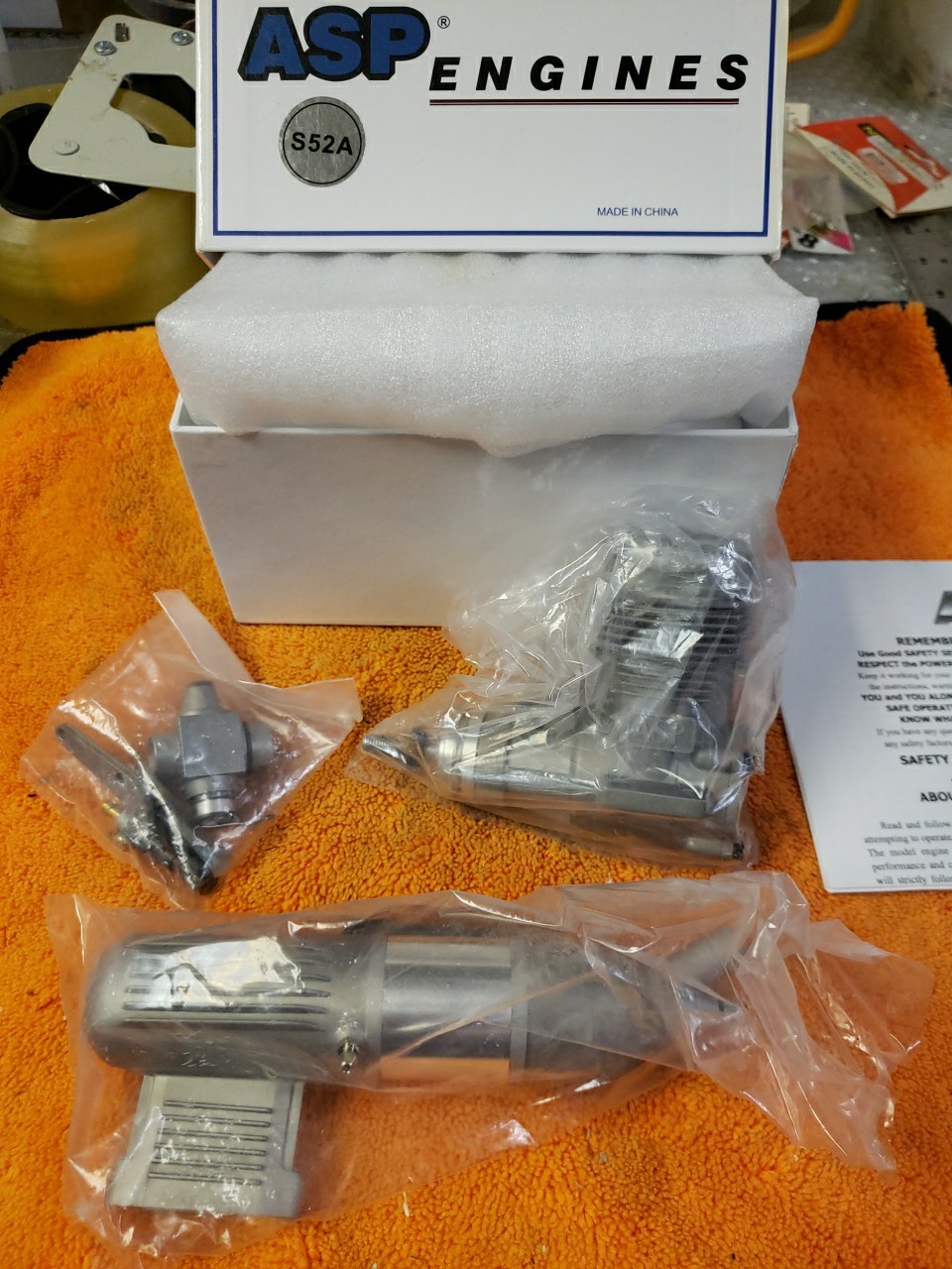 ASP Engine – ASP S52A – S 52 A RC motor – New