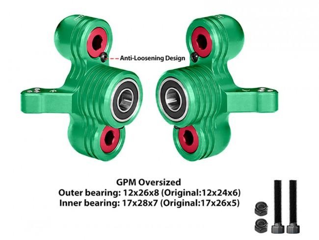 GPM FRONT STEERING KNUCKLES ARM FOR RC ARRMA 1/5 KRATON OUTCAST EXB 8S