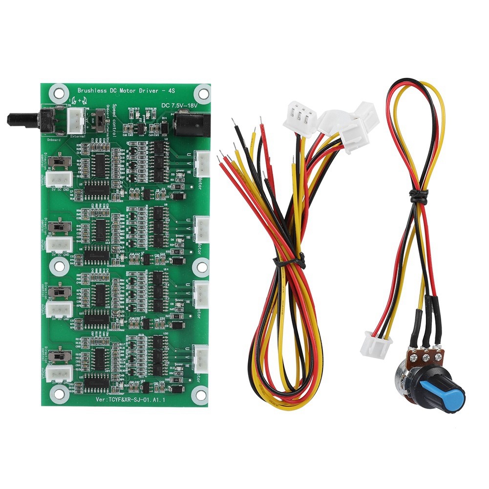 4 Channels Brushless Motor PWM Multi Level Protection Brushless Motor Speed