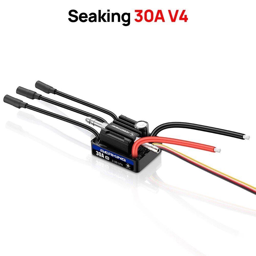HOBBYWING Seaking 30A 60A 90A 120A 160A V4 Brushless ESC IP67 For RC Model Boats