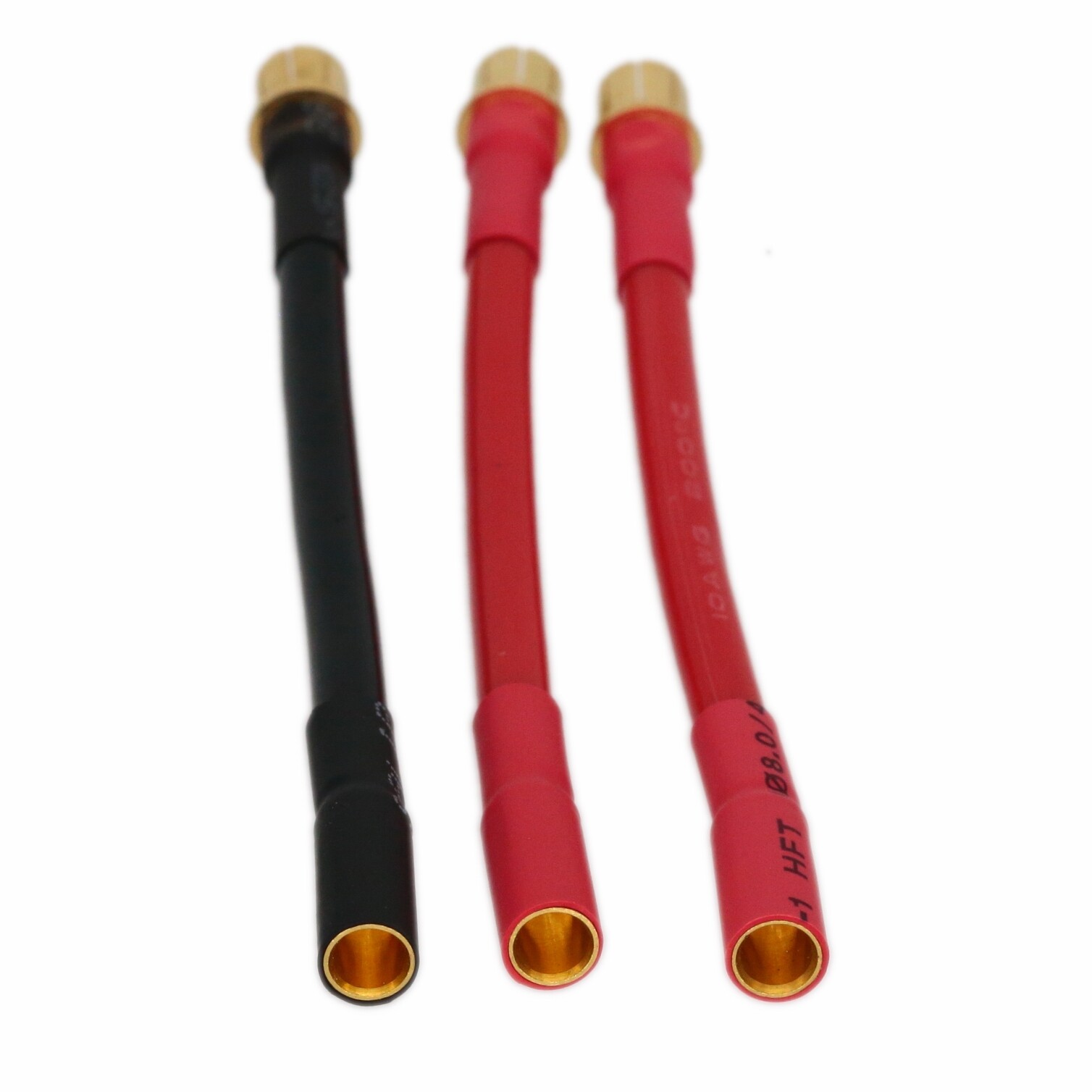 5mm Jack Banana to 8mm Plug Bullet RC Motor Control ESC 10AWG 4″ Extension Cable