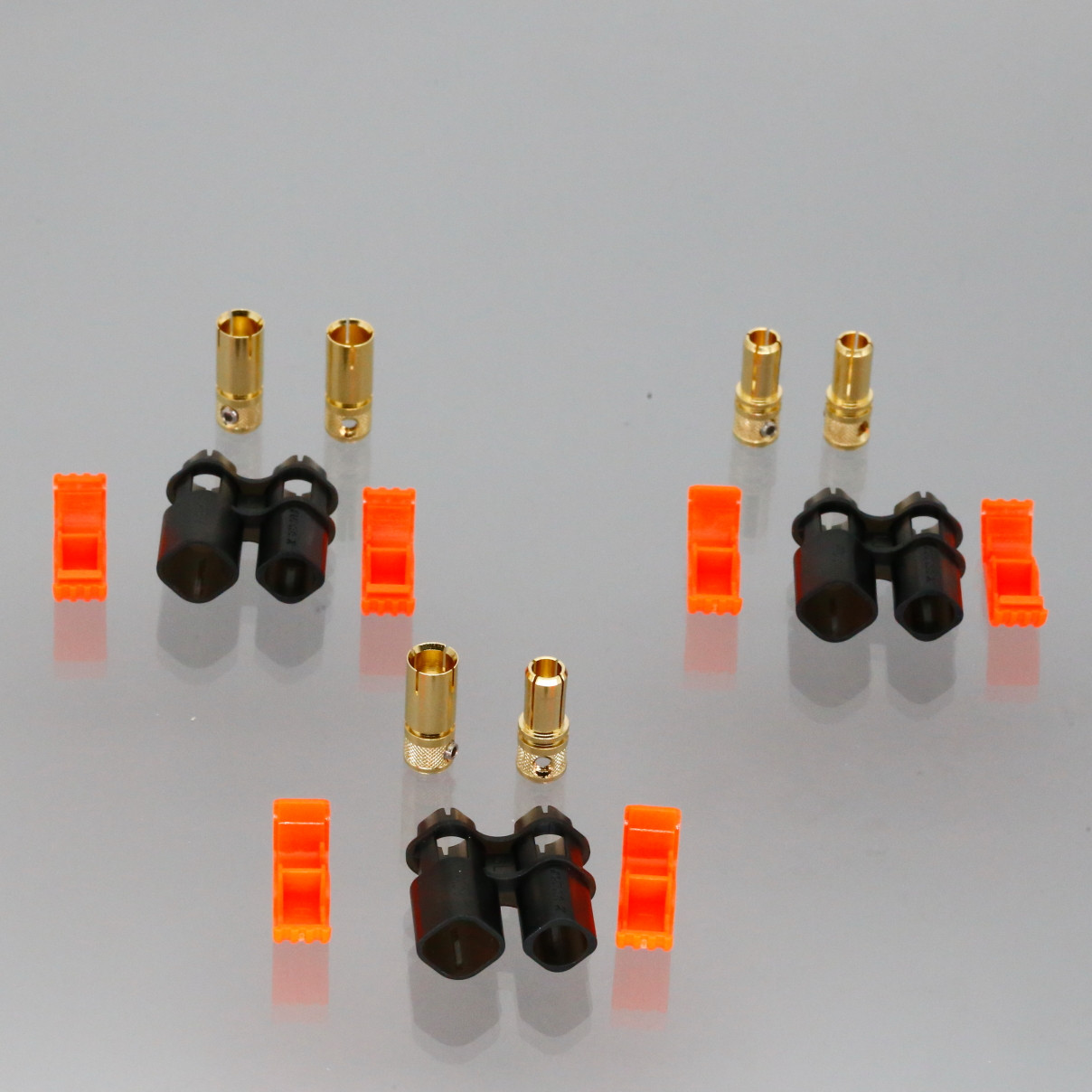 6mm Pin Housing Connector Solderless 8AWG Wire For Surron Sur Ron Segway Battery