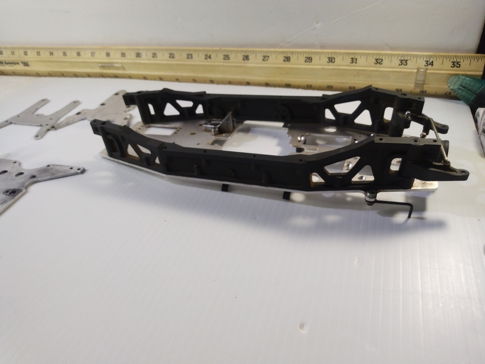 Team Losi LST2 Chassis Parts, Nitro Rc Replacement Parts Rc Stuff, Color Silver