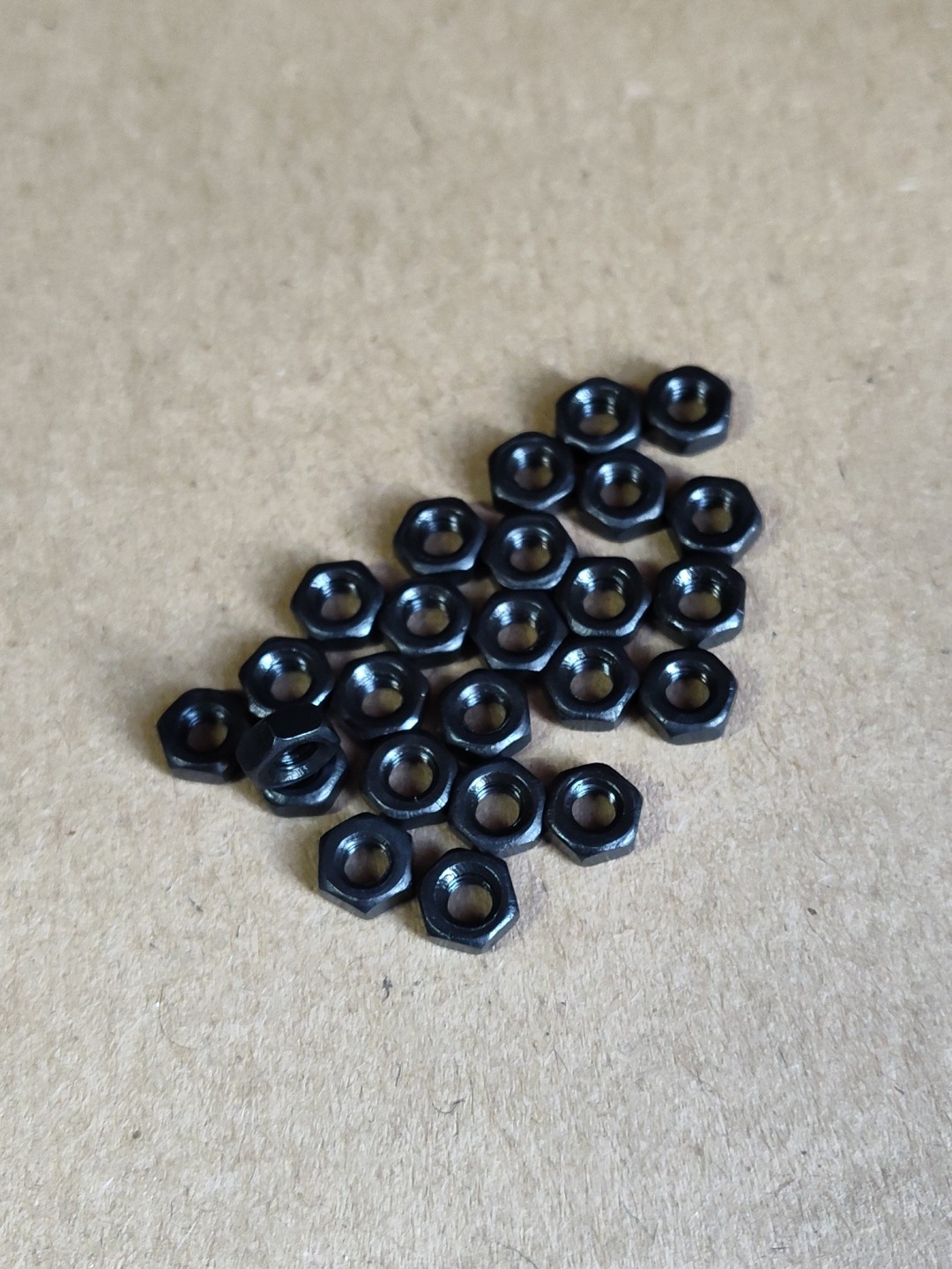 Tamiya Nut BD4,BD14,BD1, Black 3mm Nut For All Tamiya Trucks