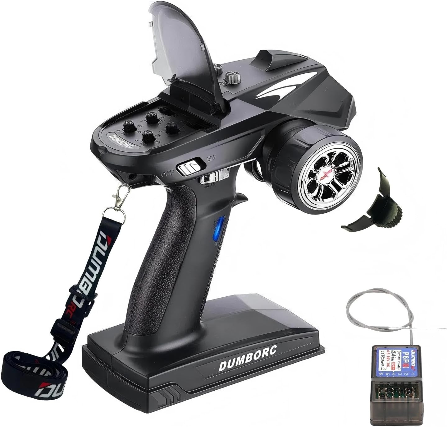 Dumborc X6 Rc Transmitter with P6FG Receiver with Gyro 6 Channel Remote Cotrol