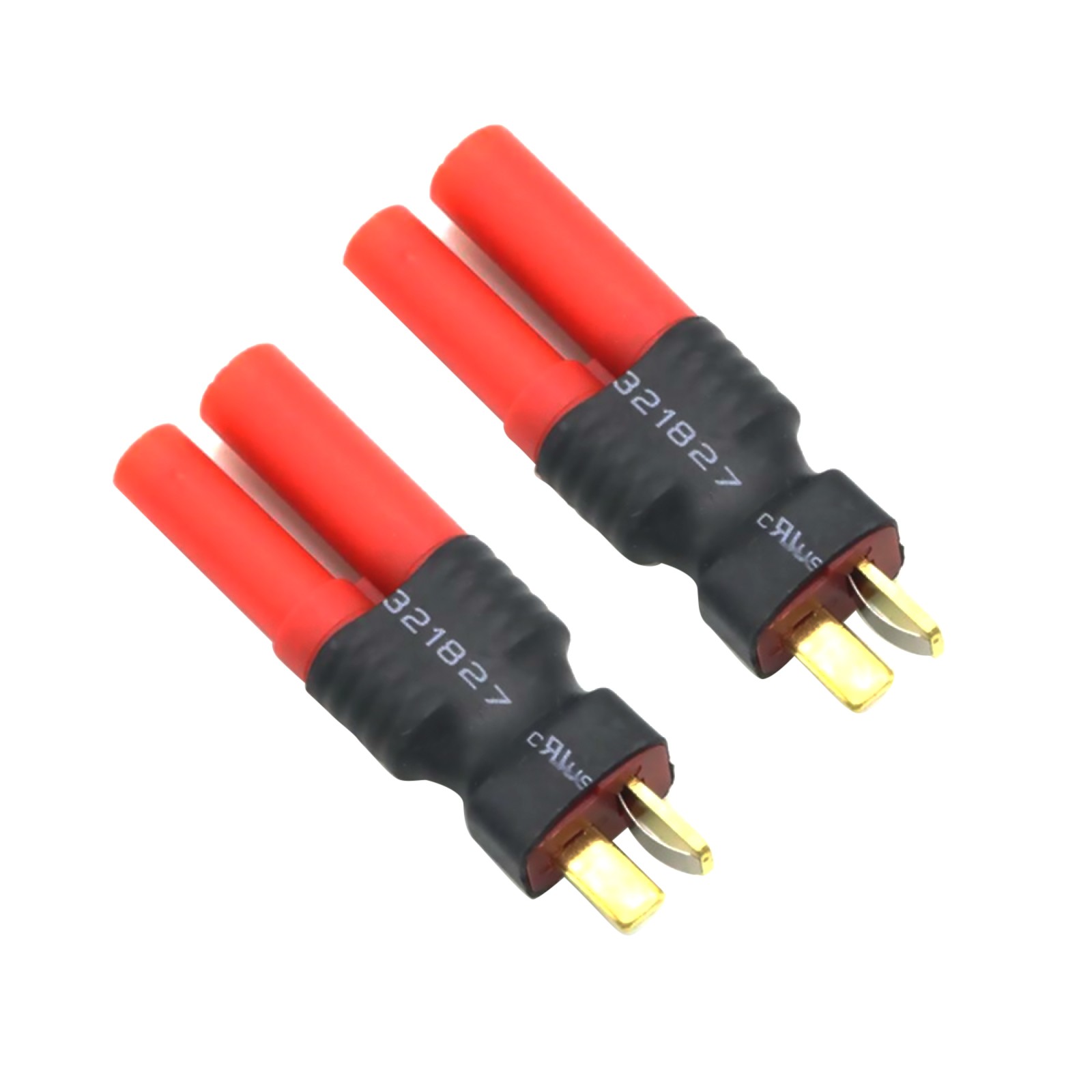 2Pcs Durable T Male /Female to HXT4.0 Adapter Connector For Drone/Car/Boat M