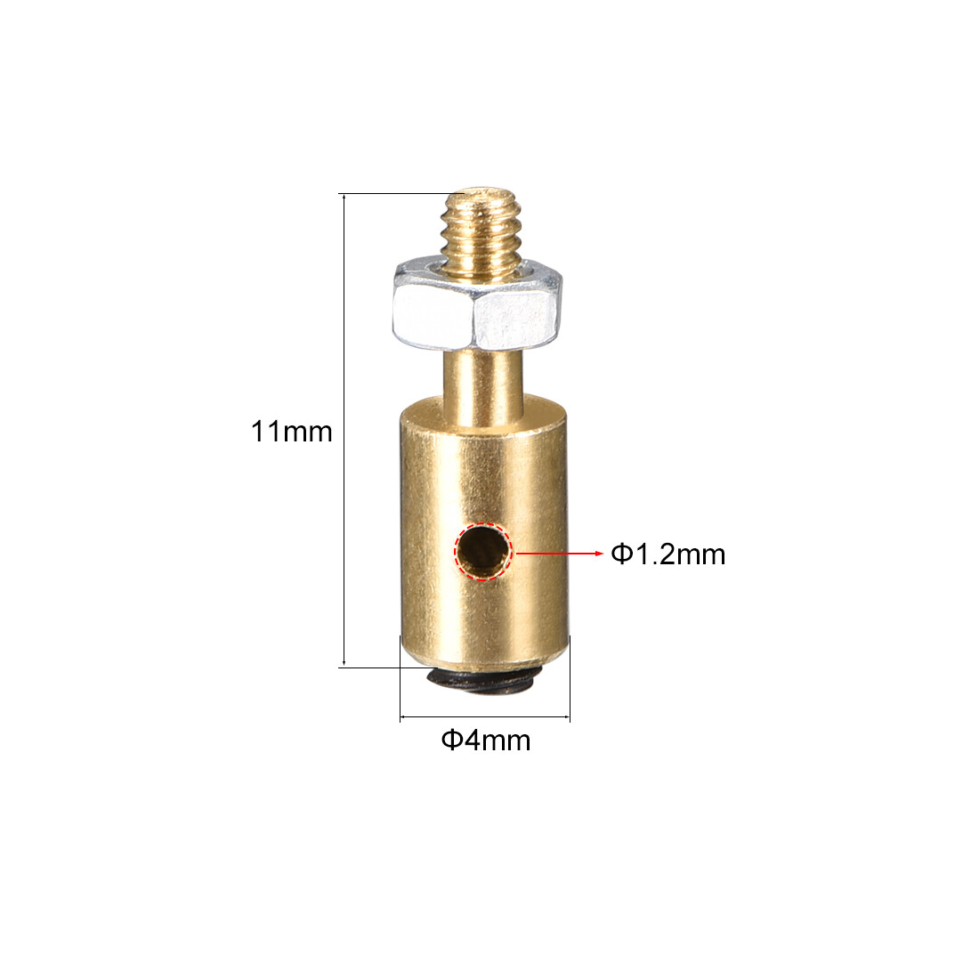 5pcs Linkage Stoppers Connecting Servo Arm Push Rod for RC Airplane 1.2mm