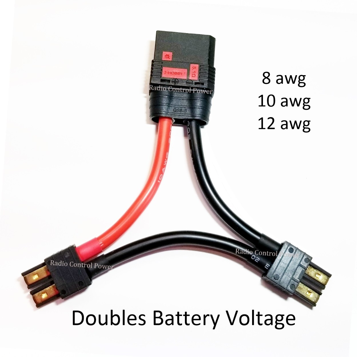 RCP-QS8 Female to Fits Traxxas Series Harness Choose 8 awg , 10 awg, or 12 awg