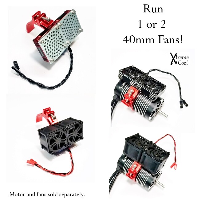 RCP Xtreme Cool Fan Mount Bracket Fits 40-42mm, 45-49mm, or 56mm Diameter Motors