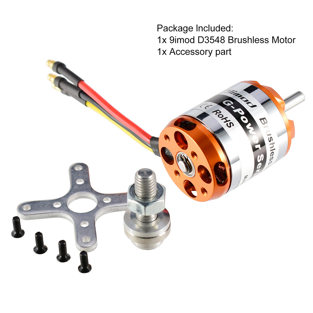 9imod D3548 790KV / 900KV / 1100KV Brushless Motor For RC Airplane Aircraft