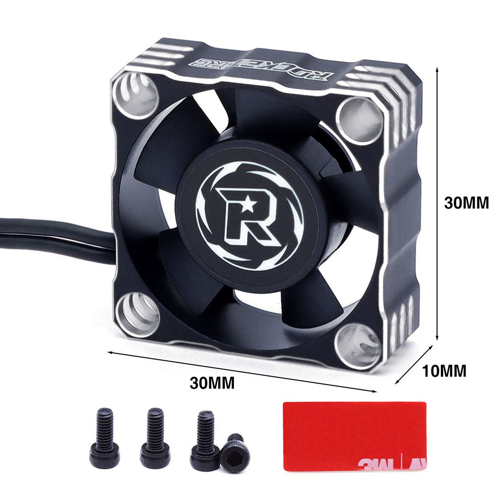 Rocket-RC A3 Metal Cooling Fan 30/35/40mm 8.4V JST Plug For RC ESC Motor