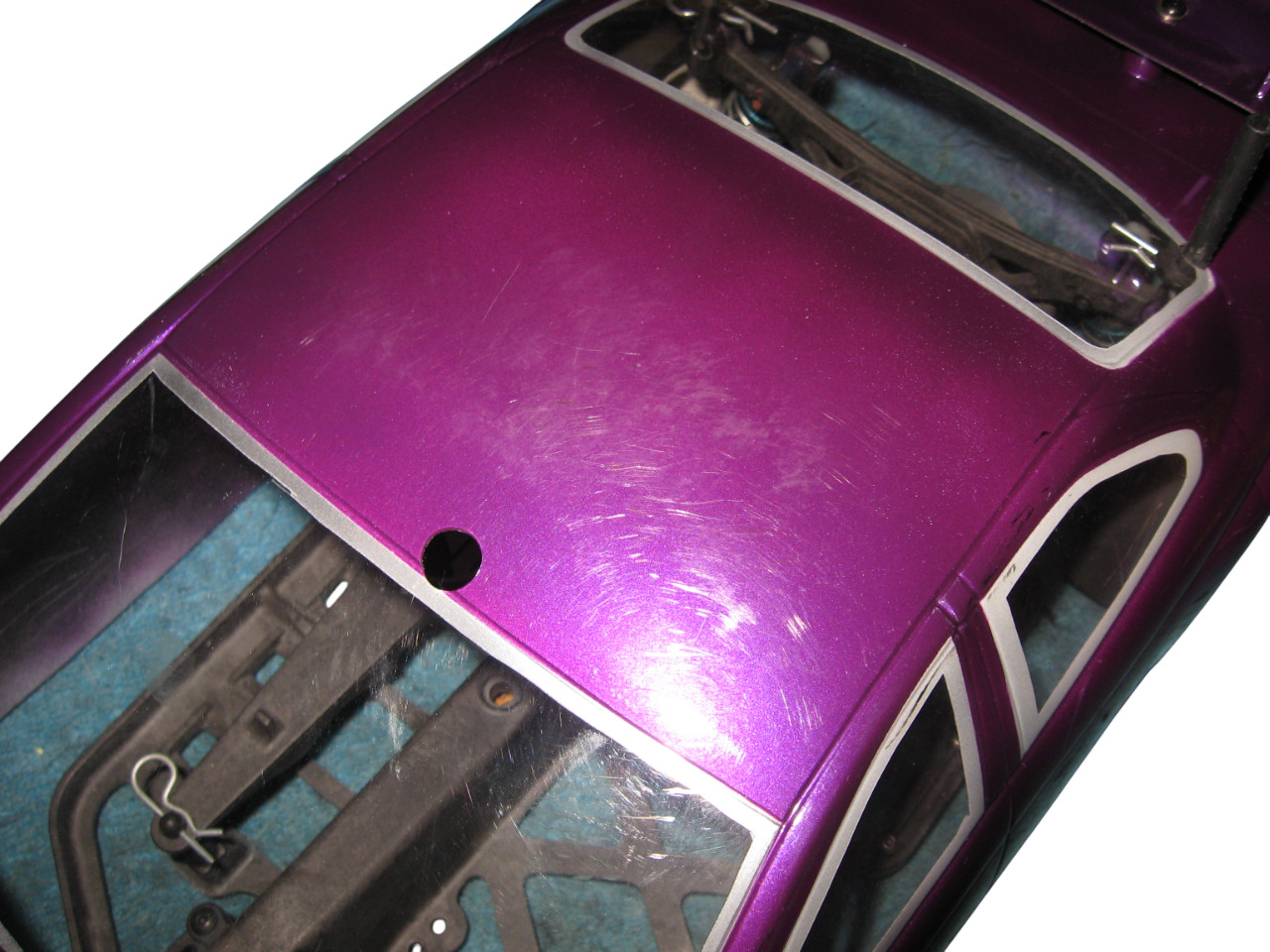 RC Losi Alpha 156 GTA Touring Car Sedan Body Plastic Painted (1) 8053 Used