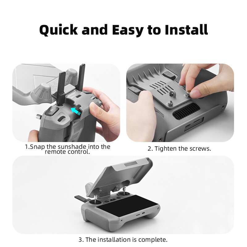 US Sunshade Cover For DJI Mini4 Pro/DJI Air 3/RC 2 Remote Controller Accessories