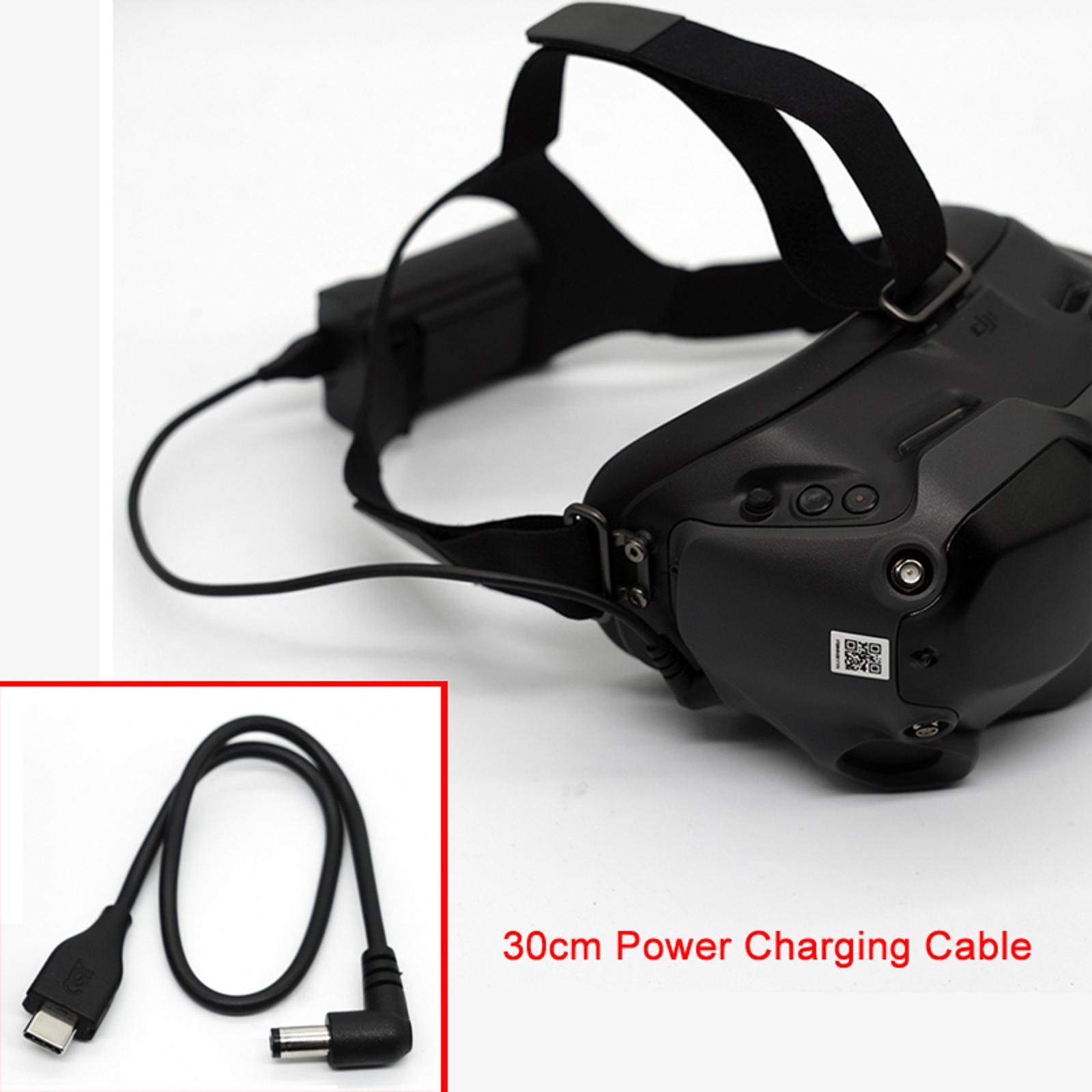 30cm Charging Cable Power Wire Part For DJI FPV Combo Drone Goggles V2 Glasses c