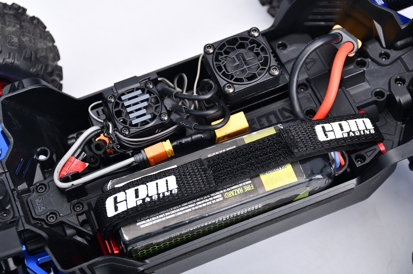 Battery Holder + Fixed Strap for ARRMA 1/16 MINI KRATON 3S DSC 4X4 RTR Brushless