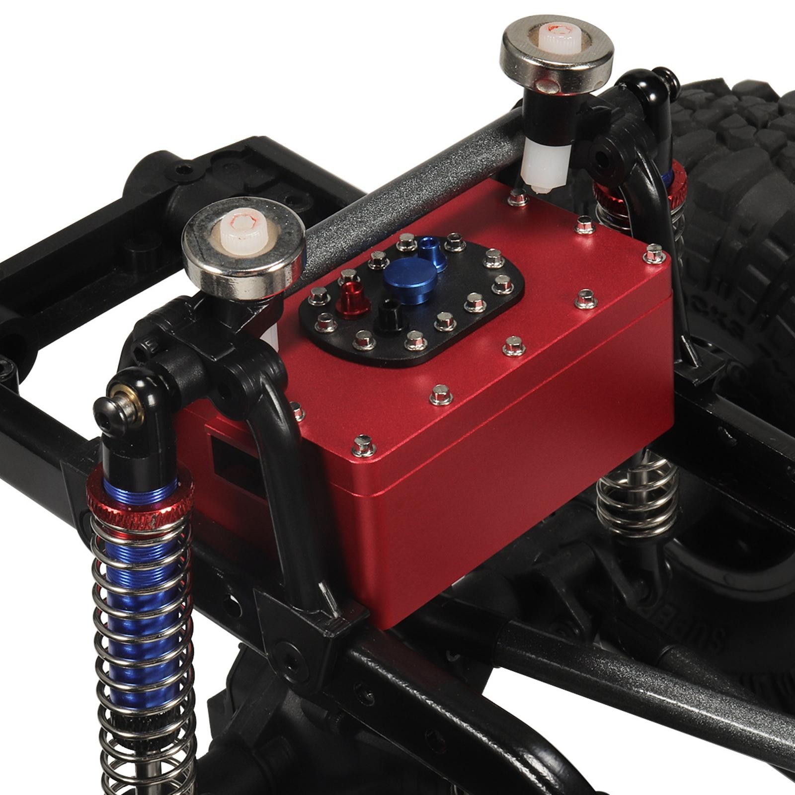 CNC Metal Scale Fuel Cell Receiver Box for SCX10 PR10 TRX4 1/10 RC Crawler Zn