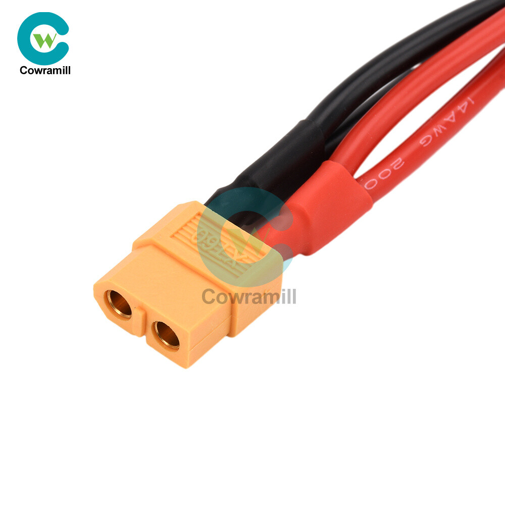 14AWG XT60 Male/Female Wire Parallel Battery Connector Extension Cable for RC