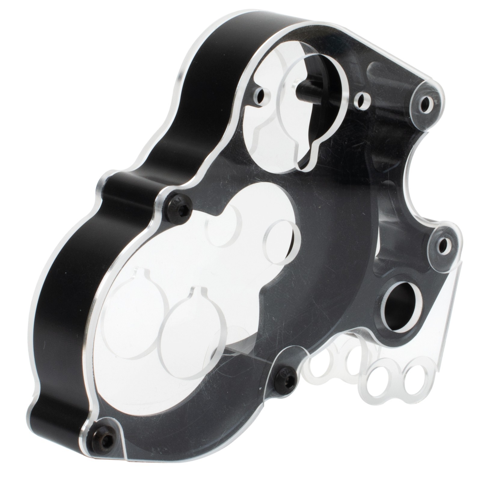 Aluminum Gearbox w/ Transparent PVC Case for 1/10 Tamiya ORV Chassis Blackfoot