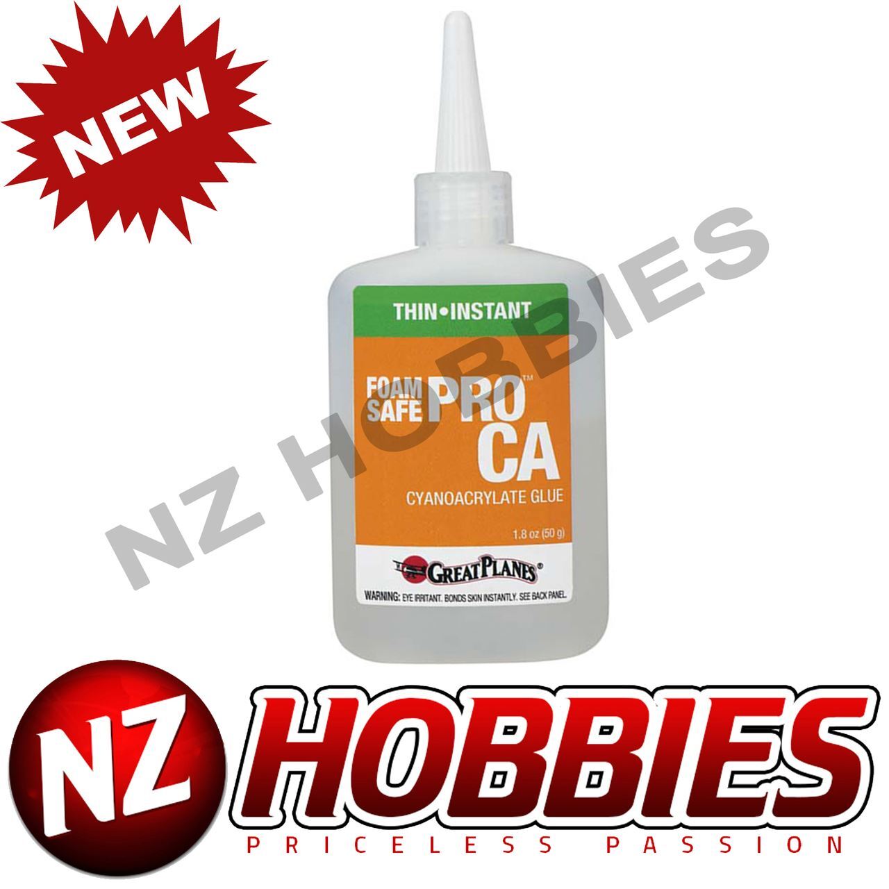Great Planes Pro Foam Safe CA Thin Glue 20g # GPMR6067