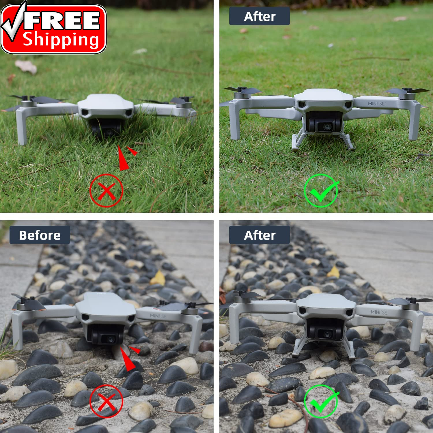 Landing Gear Extensions for DJI Mini 4K/Mini 2/Mini Se/Mavic Mini for Specta Dro