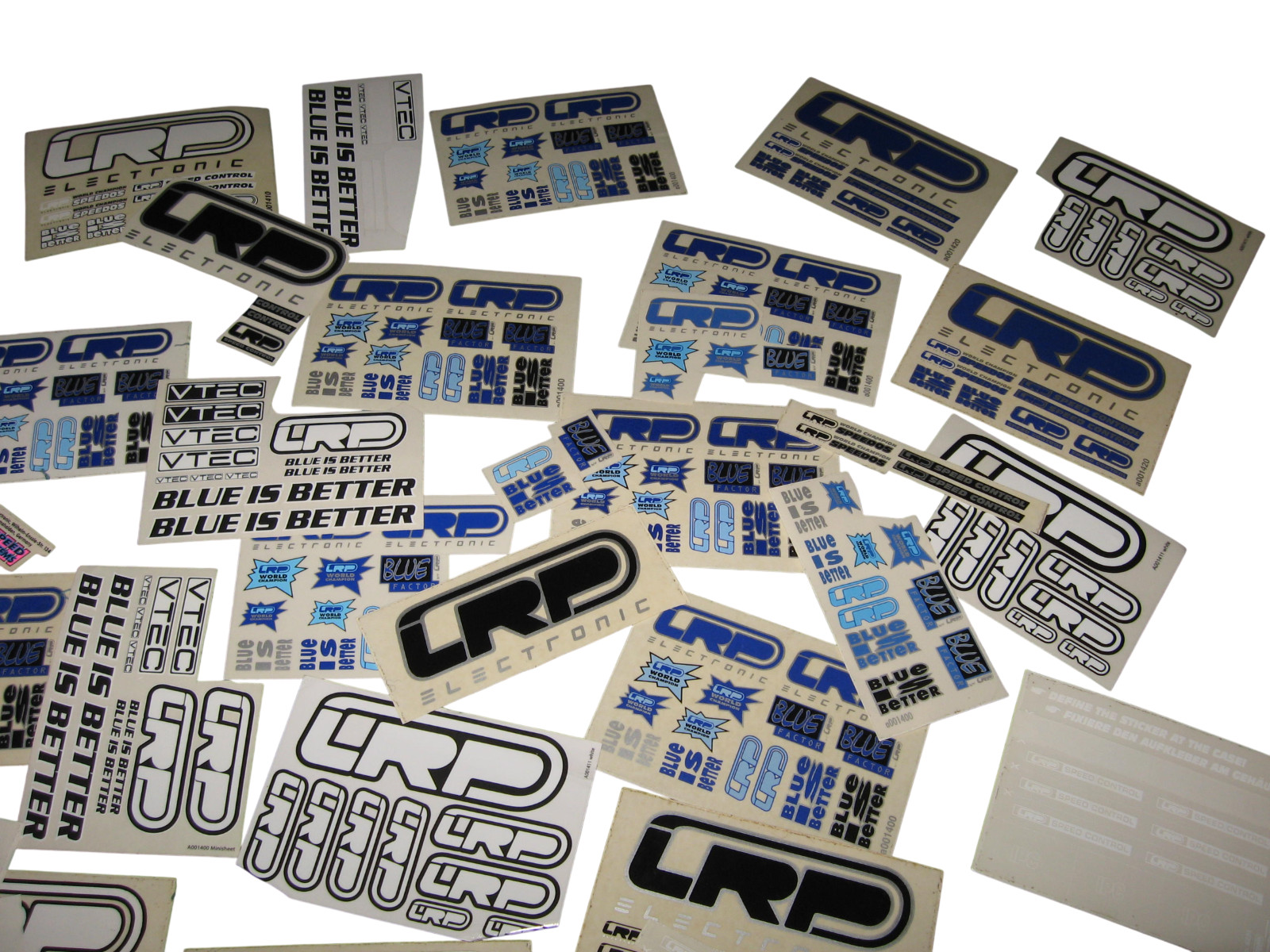 RC LRP Sticker Lot New & Used