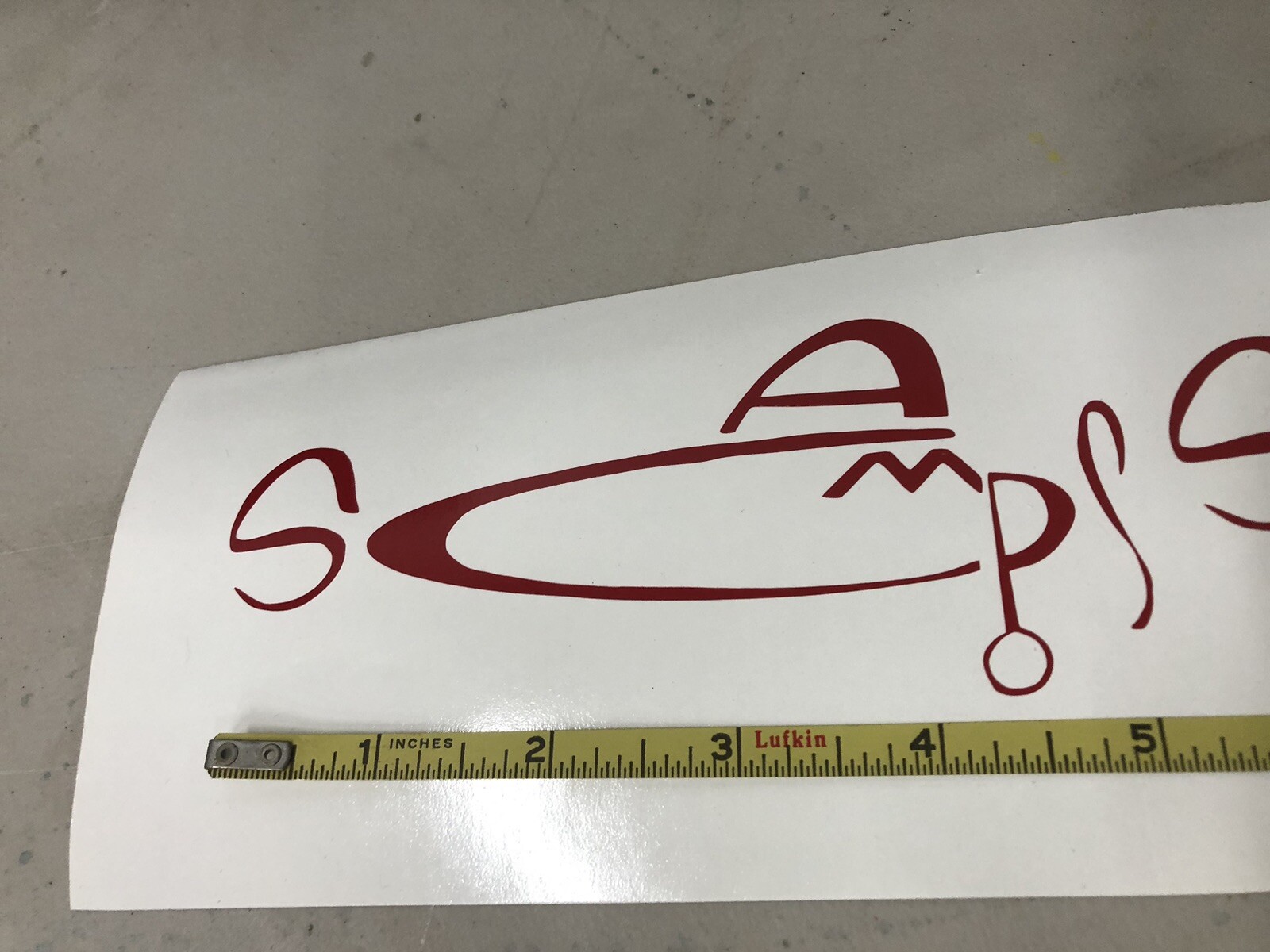 Set of 4 Remote Control Scamps Club Decals 5” RC Airplane Stickers MS