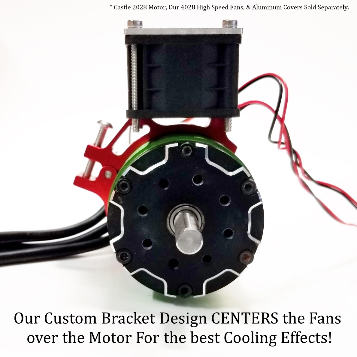 RCP Xtreme Cool Fan Mount Bracket Fits 40-42mm, 45-49mm, or 56mm Diameter Motors