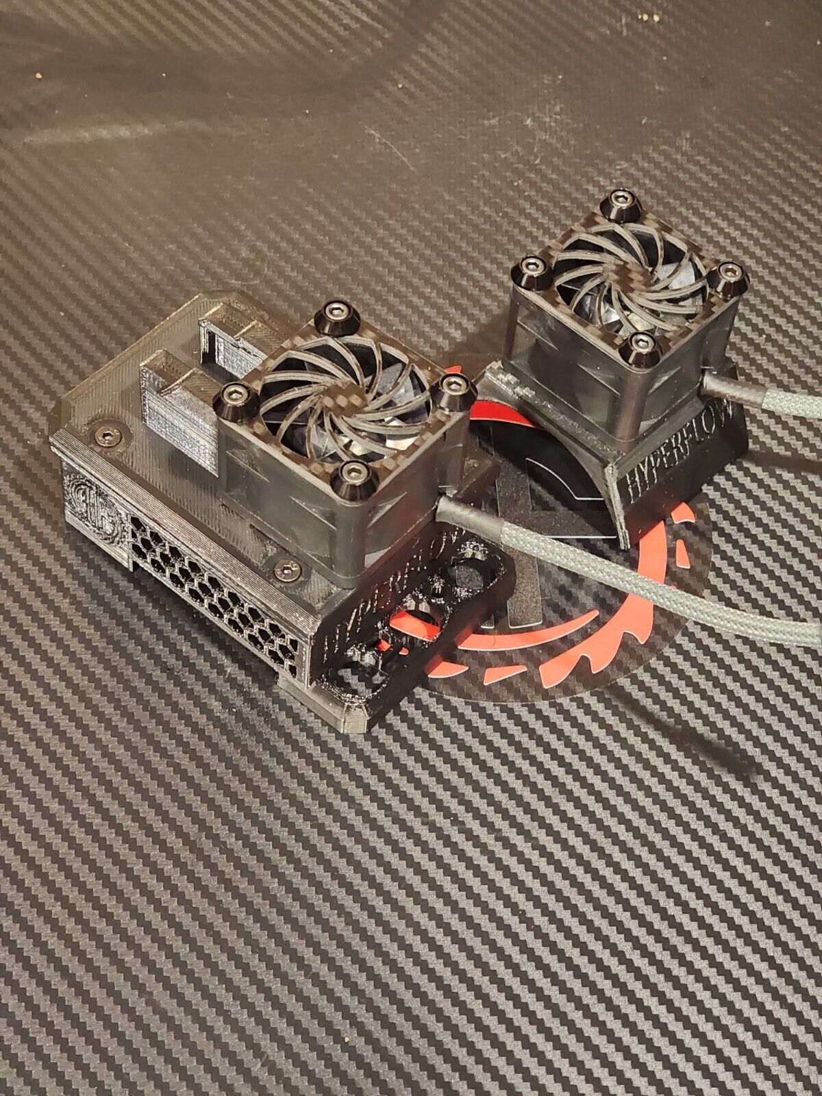 24v HIGH POWER RC COOLING FAN HOBBYWING MAX5G2 56mm 12s LOSI DBXLE 2.0 5T 5B