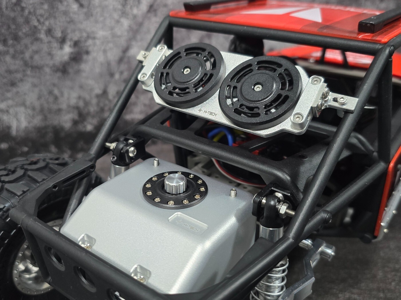 H-TECH RC CNC Aluminum Radiator For Vanquish H10 Optic