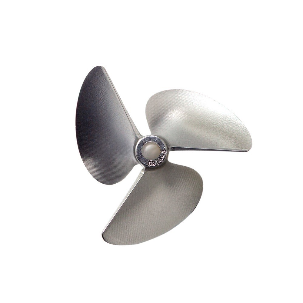 56-70mm 3-Blade CNC Aluminum Propeller 4.76/6.35mm Shaft Pitch 1.4 for RC Boat