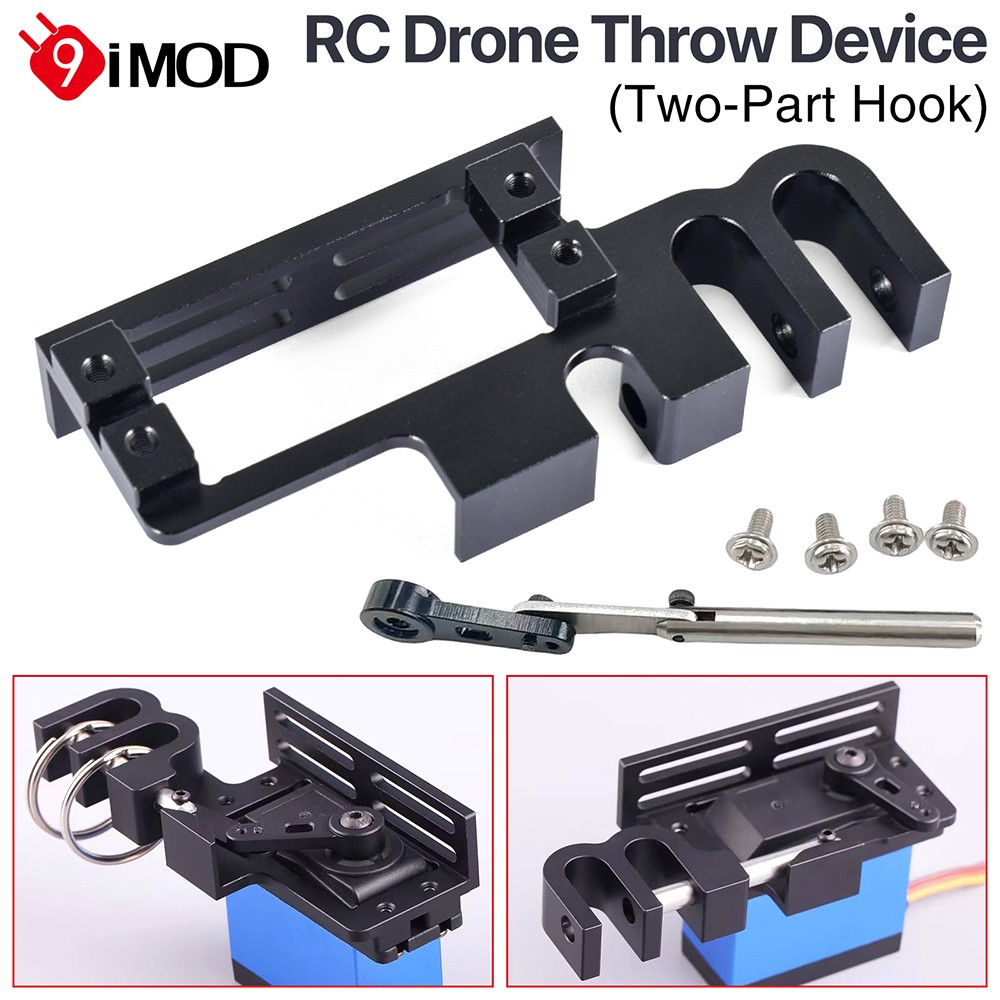 9IMOD RC Repair Parts Servo Helm Thrower Two-part Hook for RC Drone Helicopter