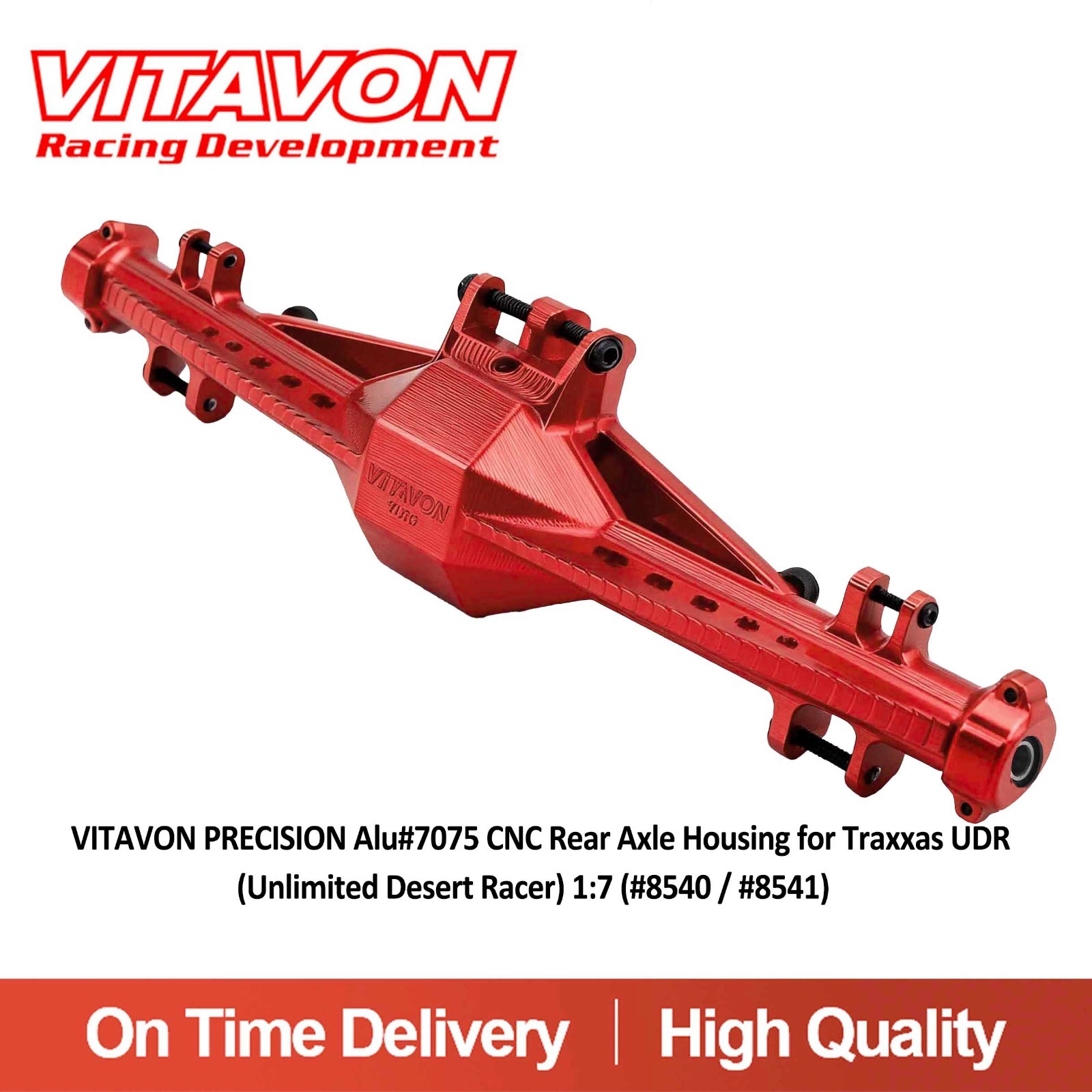 VITAVON CNC Alu7075 Rear Axle Housing For UDR1:7 2colors