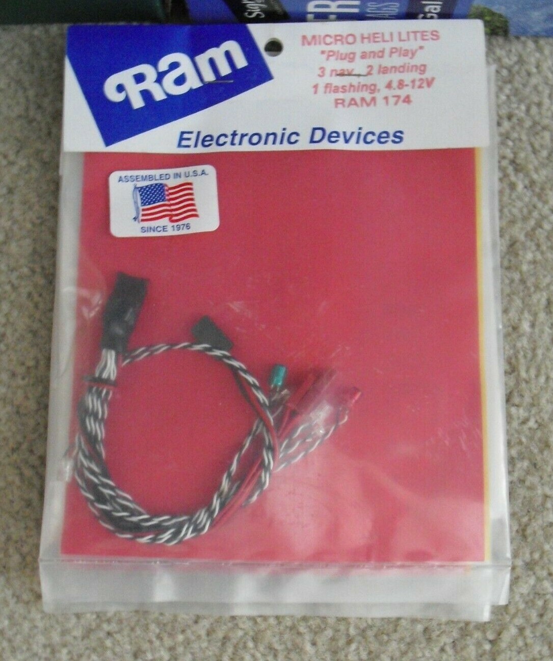 RC Part Ram Electronic Devices Micro Heli Lite #174 3 Nav 2 Landing 1 Flash NIP