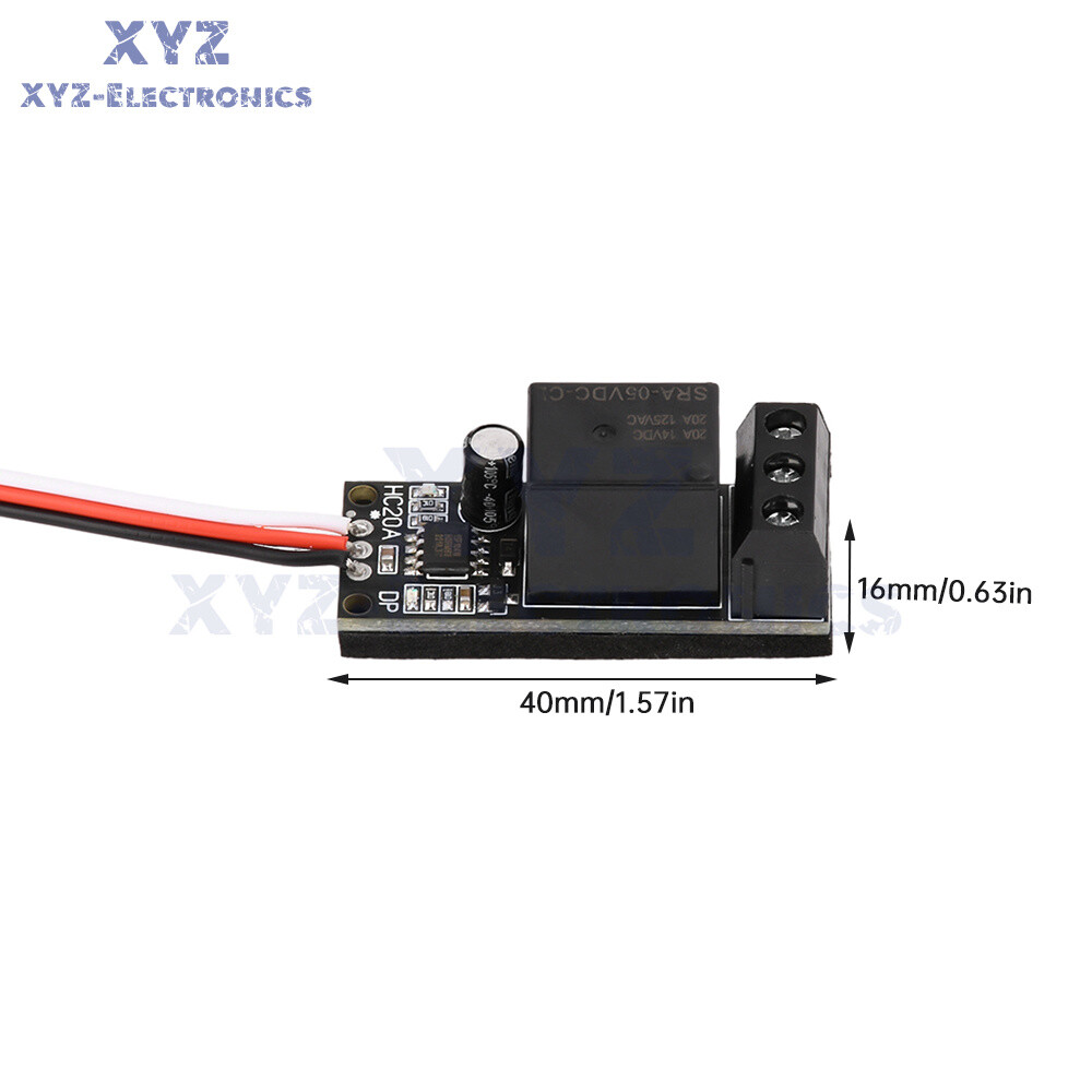 20A RC Model Relay PWM Receiver Control Switch for Water Pump Light FPV Camera