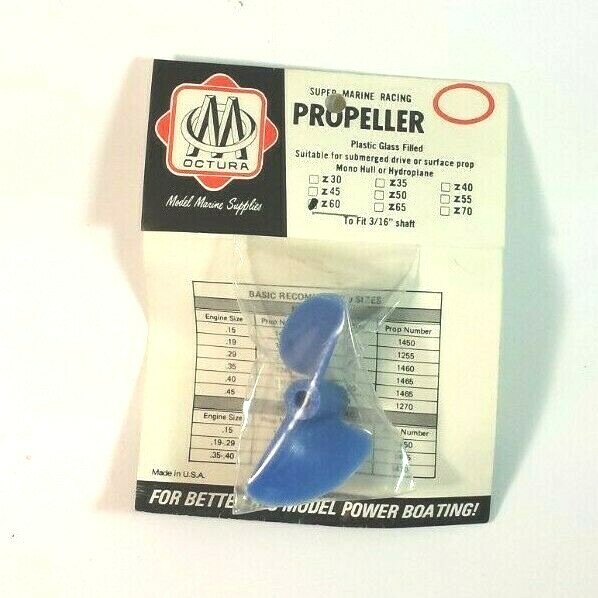 Octura Z60PL Plastic RC Boat Propeller ( Z 60)
