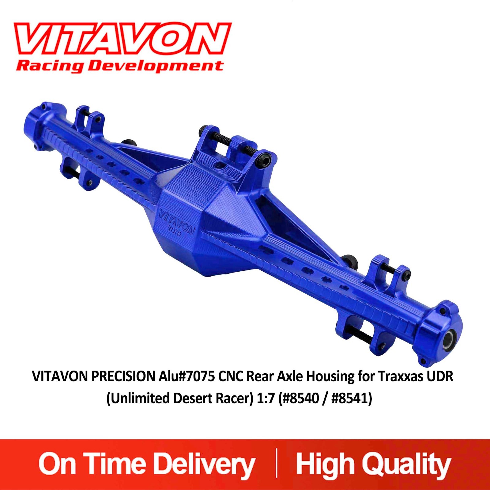 VITAVON CNC Alu7075 Rear Axle Housing For UDR1:7 2colors