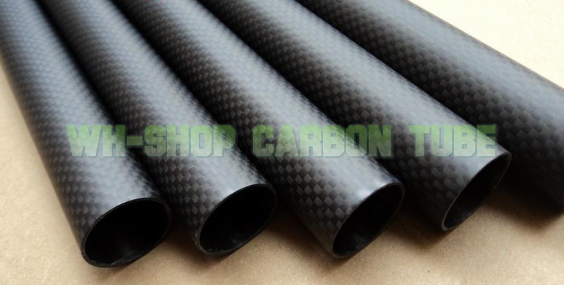 3K Carbon Fiber Tube 5 8 10 12 16 20 22 25 30 32 34 40 42 44 50 60mm x500mm Pipe